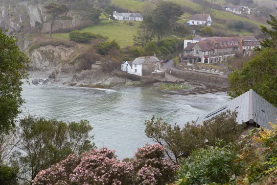 Lee Bay North Devon coast near Woolacombe