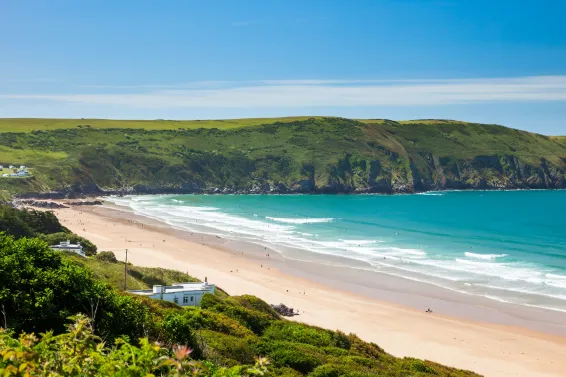 View towards Putsborough Sands from Woolacombe