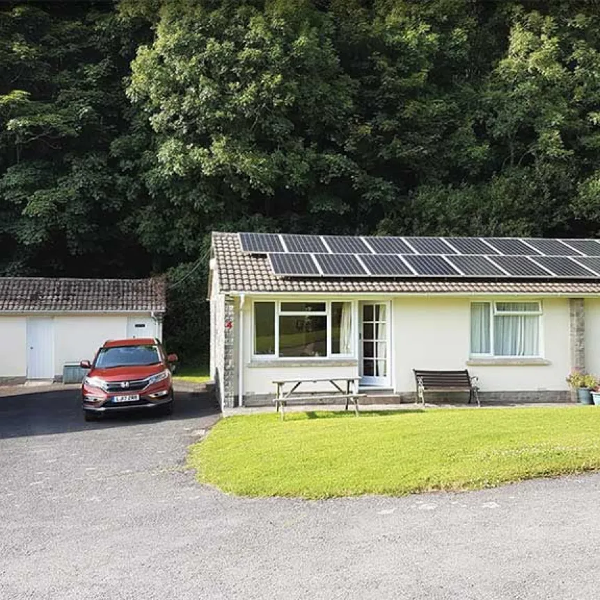 Exterior of one Holiday Cottage
