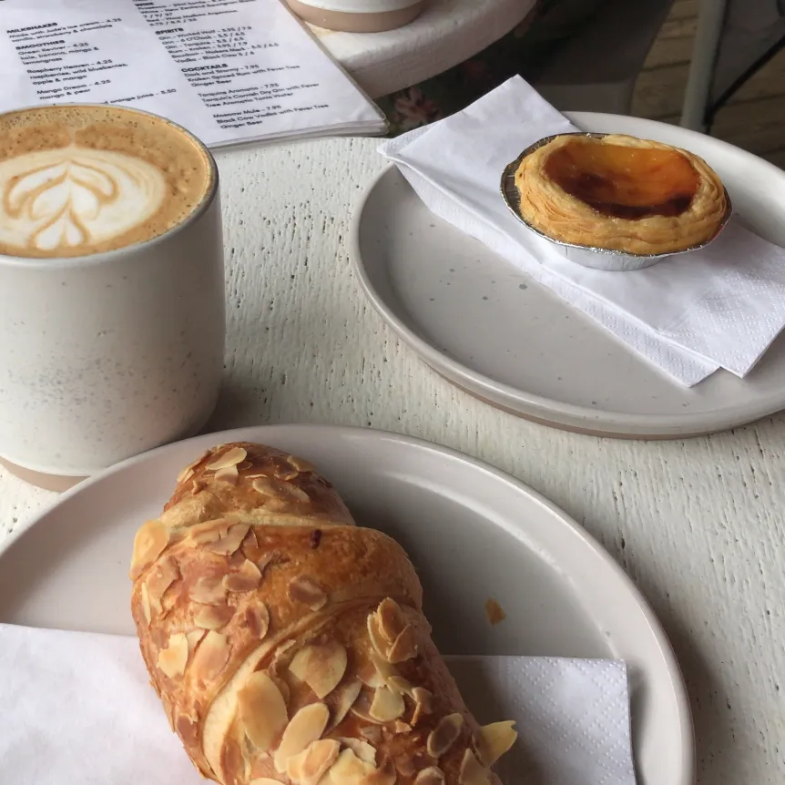 Coffee and snacks at Cafe Croyde, North Devon