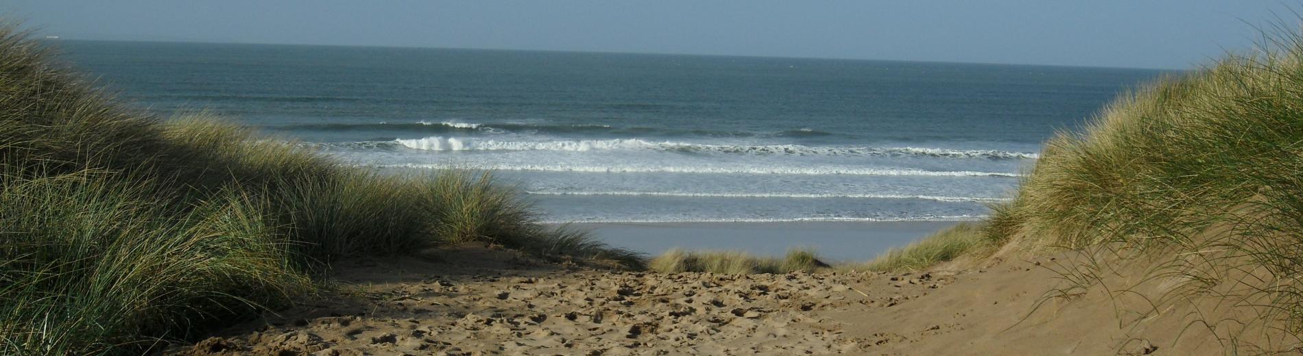 Entrance to Woolacombe Beach