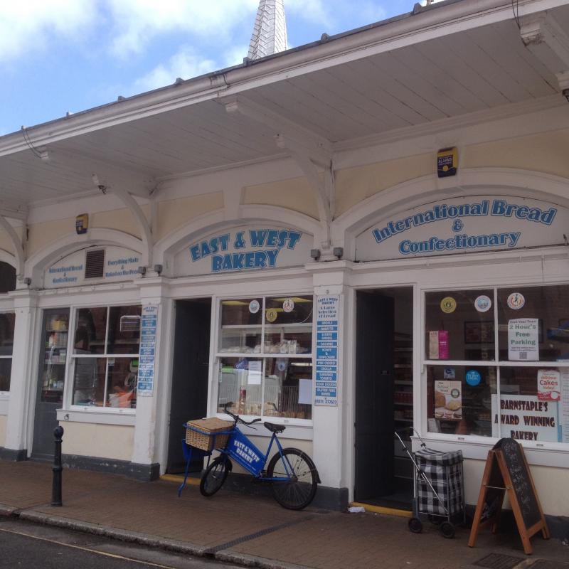 Butchers Row in Barnstaple, North Devon. Barnstaple is our local market town.