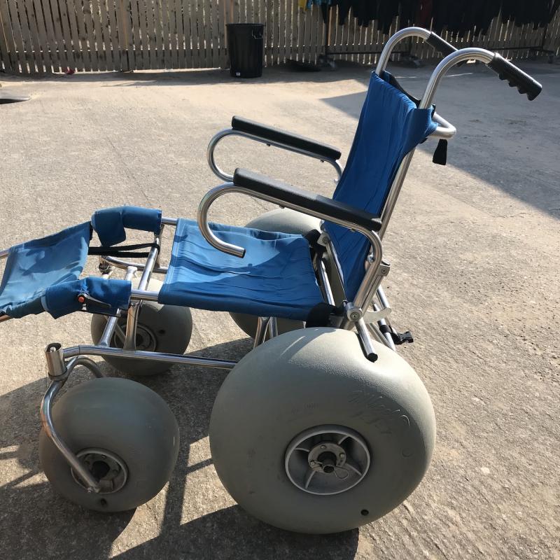 The Saunton Sands all terrain wheelchair available for rent