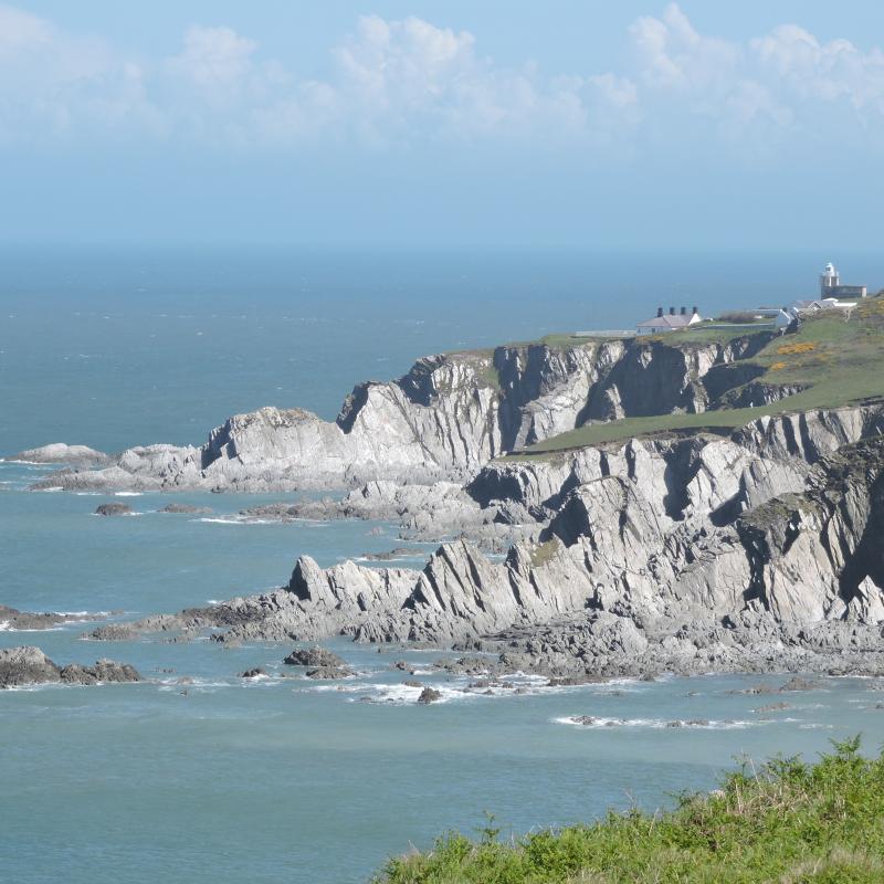 A view from the cliff path near to Mortehoe in North Devon. This is about a 15 minute drive from Spreacombe.