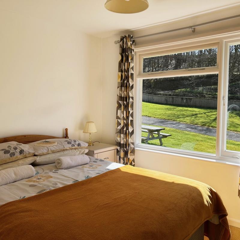 Double bed, garden view 