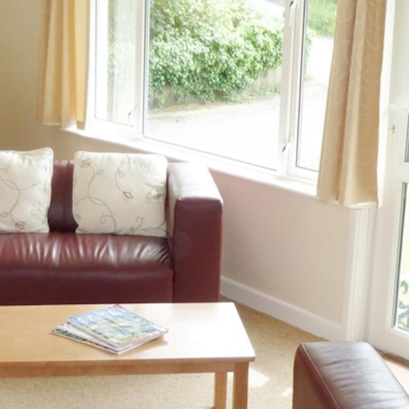 Lounge / Dining room showing the second door to the property