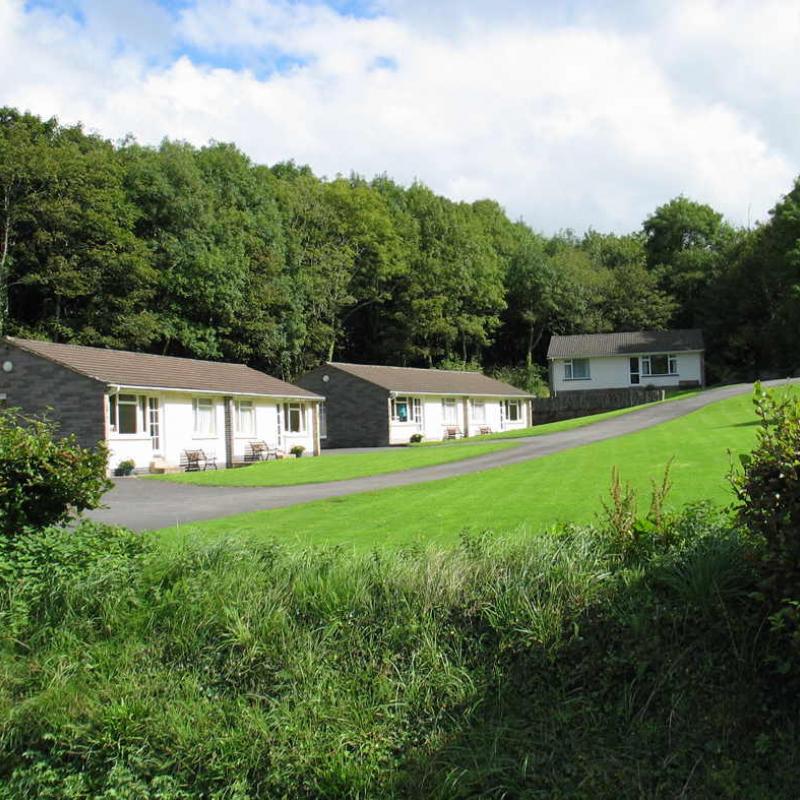 View of lodges 2-6, Spreacombe 